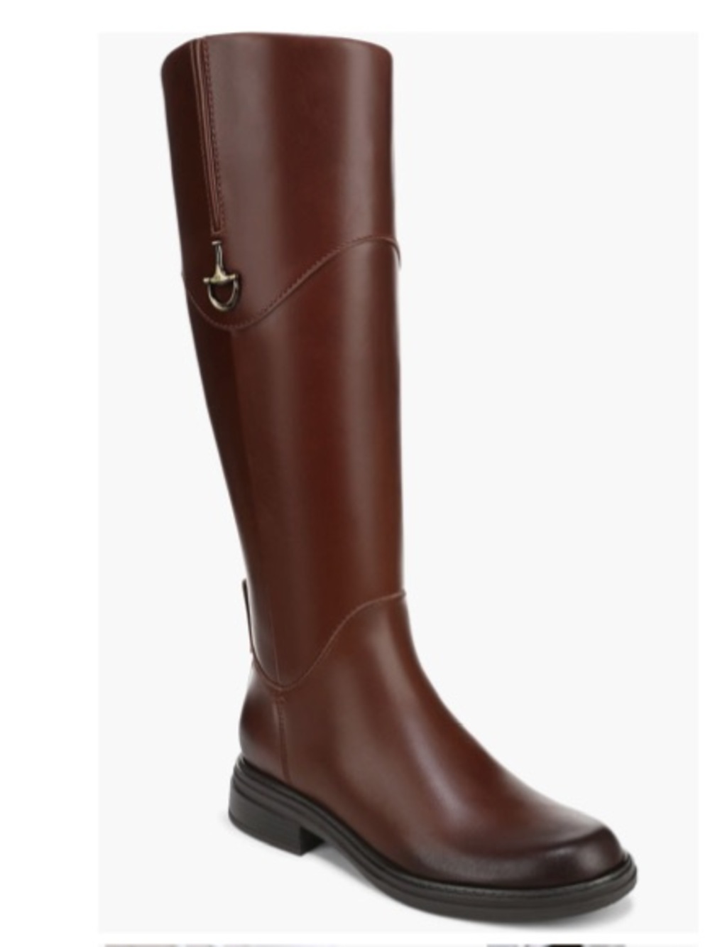 Naturalizer Oslo Knee High Riding Boot, Brown Size 9, NWOT Display pair tried on